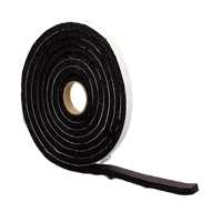 M-D Building Products 6593 M-D 0 Premium Weather-Strip, 3/4 in W X 10 Ft L X 1/4 in T, Pack of 1, Black