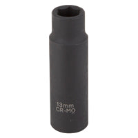 Vulcan MT65802011 Deep Impact Socket, 13 mm Socket, Black Phosphate