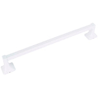 Boston Harbor Towel Bar, White, Surface Mounting, 18 in