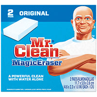 MR CLEAN 43515 Magic Eraser, 4.6 in L, 2.6 in W, 1 in Thick