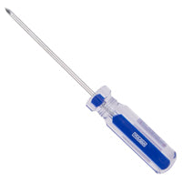 Vulcan TB-SD06 Screwdriver, #0 Drive, Phillips Drive, 5-1/2 in OAL, 3 in L Shank, Plastic Handle, Transparent Handle