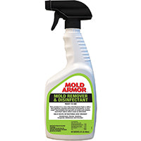 Mold Armor Mold Remover & Disinfectant Cleaner, 32 oz. Spray Bottle, Inhibits Growth of Mold, Kills 99.9% of Household Bacteria and Viruses, Easy-To-Use Mildew and Mold Control Solution FG552