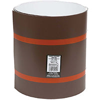 Amerimax 69110 Trim Coil, 50 ft L, 0.018 Gauge, Aluminum, Brown/White, Painted