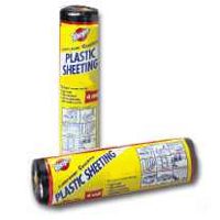 Warp's 4CH1050-B Poly Film, 50 ft L, 10 ft W, Black