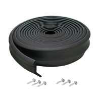 M-D Building Products 03749 16 ft. Black Rubber Garage Door Bottom Seal