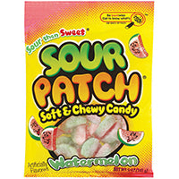 SOUR PATCH KIDS Watermelon Candy, 1 Bag (5 oz.) 480895