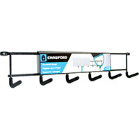 Crawford CMHD-6 6 Hook Household Hanger, Black,Large