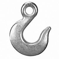 Campbell T9100424 Eye Slip Hook, 1/4 in, 1300 lb Working Load, 43 Grade, Steel, Zinc
