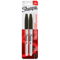 Sharpie 30162PP Permanent Marker, Fine Lead/Tip, Black Lead/Tip
