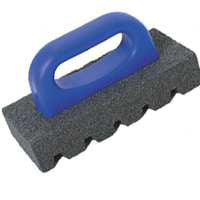 Marshalltown 841 Rubbing Brick, 1-1/2 in Thick Blade, 20 Grit, Silicone Carbide Abrasive
