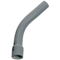 Carlon UA7AJB-CAR Conduit Elbow, 45 deg Angle, PVC, Gray