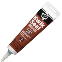 DAP KWIK SEAL 18001 Adhesive Caulk, White, -20 to 150 deg F, 5.5 oz Tube