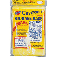 Wrap's Banana Bags CB-45 Storage Bag, Giant, Plastic, Yellow, 45 in L, 96 in W, 2 mil Thick