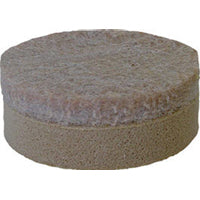 Shepherd Hardware 9916 Furniture Pad, Felt Cloth, Beige, 1-1/2 in Dia, Round