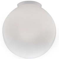 Westinghouse 8557100 Light Shade, 8 in Dia, Globe, Glass, White, Gloss