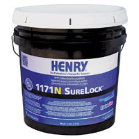 HENRY SureLock 12235 Flooring Adhesive, Paste, Mild Solvent, Yellowish Beige, 1 gal Tub