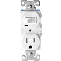 SWITCH RECPT/TOGG TR 1P15A WHT