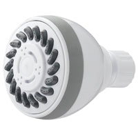Boston Harbor Fixmount Shower Head, 1.75 (6.6) 80 gpm (L/MIN) psi, 1/2-14 NPT Connection, Threaded, ABS, White