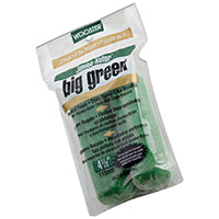 WOOSTER RR310-4 1/2 Paint Roller Cover, 3/8 in Thick Nap, 4-1/2 in L, Foam Cover, Lime Green