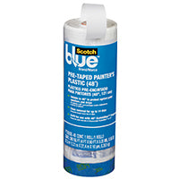 ScotchBlue Tape and Plastic, 48 Inch Wide, PT2093-48 PT2093EL-48