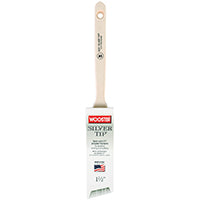 WOOSTER 5221-1-1/2 Paint Brush, 1-1/2 in W, 2-7/16 in L Bristle, Polyester Bristle, Sash Handle