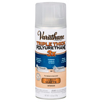 Varathane 318289 Triple Thick Polyurethane Wood Finish Spray, 11.25 oz, Matte Clear