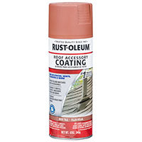 RUST-OLEUM 313815 Roof Accessory Coating, Red Tile, 12 oz Aerosol Can, Liquid