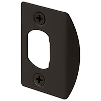 Prime Line E2516 2.25'' X 1.44'' Bronze Standard Latch Strike Plates 2 Count