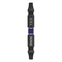 IRWIN IWAF32DETX252 Impact Performance Series Double-Ended Screwdriver Power Bit with 2 3/8-Length, 2-Pack