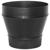 UNITED STATES HDW/U S HA TV195669 8x6 BLK 24GA Reducer, 8" - 6", Black