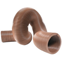 CAMCO 39621 Sewer Hose, 10 ft Extended, 16 in Compressed L, HTS Vinyl, Brown
