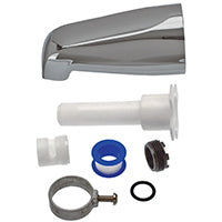DANCO One-Size-Fits-All Universal Tub Spout, Chrome (88702A), Without Diverter, 1-Pack