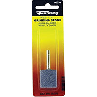Forney 60036 Mounted Grinding Point with 1/4-Inch Shank, Cylindrical, 1-Inch-by-1-Inch,Silver and Grey