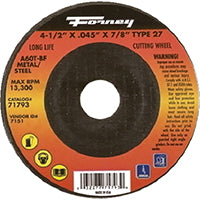 Metal Wheel,4.5x.045x7/8" T-27