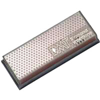 DMT (Diamond Machining Technology) 6-inch Diamond Whetstone Sharpening Stone with Plastic Case - Fine, W6FP