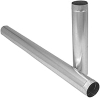 Imperial Mfg Gv1468/5-28-301rl Stove Pipe, 28 Gauge, Galvanized (Pack of 10)