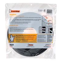 Frost King R930H Weatherseal Tape, 1/2 in W, 10 ft L, 9/16 in Thick, Rubber Foam, Black