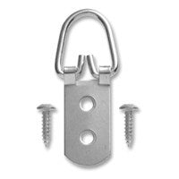 OOK 50207 Picture Hanger, 75 lb, Steel, Brushed Nickel