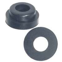 Danco 38809B Faucet Washer, 9/32 in ID x 27/32 in OD Dia, 3/8 in Thick, Rubber, For: 3/8 in OD Tubing into Ballcock