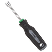 Vulcan MC-SD34 Nut Driver, 11/32 in Drive, 7 in OAL, Cushion-Grip Handle, 3 in L Shank, Magnetic Tip, PP & TPR Handle