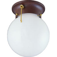 Boston Harbor F30153375 Ceiling Light Fixture, 0.5 A, 120 V, 60 W, 1-Lamp, A19 or CFL Lamp, Metal Fixture