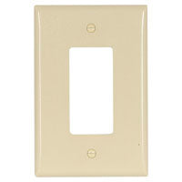 WALL PLATE 1GANG DECR STD IVRY