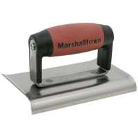 Marshalltown DuraSoft Series 136D Hand Edger, 6 in L Blade, 3 in W Blade, HCS Blade, 1/2 in Lip, 3/8 in Lip Radius