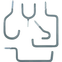 Crawford OR10 Vinyl Coated Storage Hook Assortment, 10-Piece