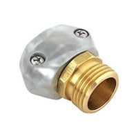 Gilmour 100049168 Metal Heavy Duty Zinc and Brass Male Clamp Coupling, 5/8" x 3/4"