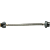 Fluidmaster B1F20CS CLICK SEAL Faucet Connector, Braided Stainless Steel - 3/8-Inch Compression Thread x 1/2-Inch F.I.P. Thread, 20-Inch Length