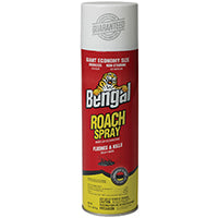 Bengal 96837 Roach Spray, Liquid, Spray Application, 16 oz Aerosol Can
