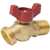 B & K 102-353HN Hose Bibb, 1/2 x 3/4 in Connection, MPT x Male Hose, 125 psi Pressure, Brass Body, Antique