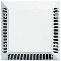 BUILDERS EDGE 140057575001 Intake/Exhaust Vent, 7-1/2 in OAL, 7-1/2 in OAW, 12 sq-in Net Free Ventilating Area