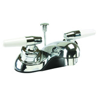 Boston Harbor JY-4212PLQ Lavatory Faucet, 1.5 gpm, 2-Faucet Handle, Chrome Plated, Lever Handle